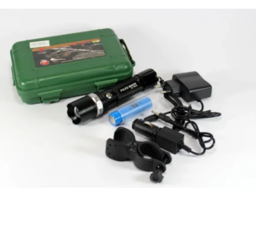 Ліхтарик POLICE 8628-10000W 12V + вело кріплення