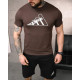 Літній комплект Adi logo brown ТР6161 за 879 грн