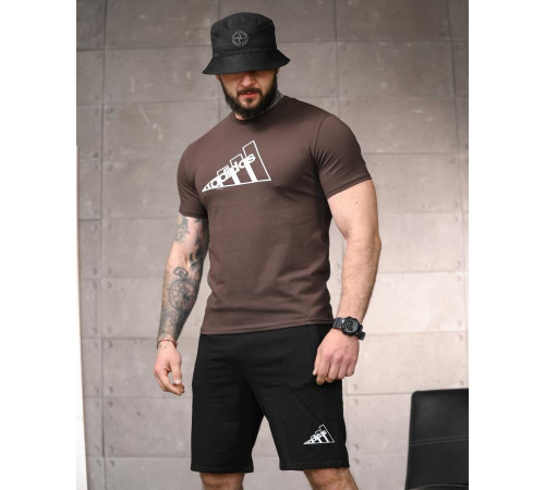 Літній комплект Adi logo brown ТР6161 за 879 грн