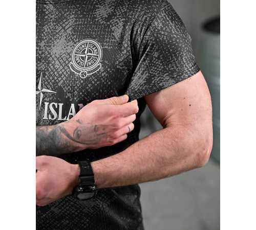 Літній комплект Stone Island x new balance black ВТ1165 за 1375 грн