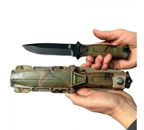 Тактический нож Gerber StrongArm Fixed Blade Камуфляж | Нож для выживания. a3220M