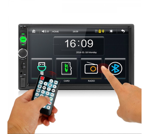 Автомагнітола CML-PLAY 7010B 2DIN з пультом дистанційного керування (сенсорний екран) за 1254 грн