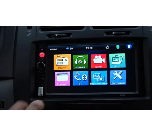 Автомагнітола CML-PLAY 7010B 2DIN з пультом дистанційного керування (сенсорний екран) за 1254 грн