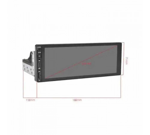 Универсальная магнитола в авто 6288-A 6.9'' (4+64GB) With Carplay с пультом 1din