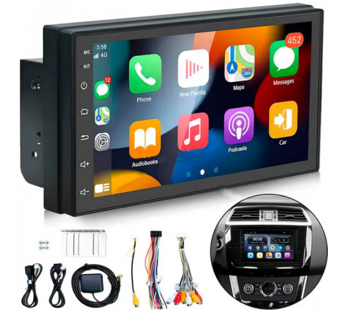 Автомагнитола универсальная MP5 CJ CP606 BT Android 8.0 2G-16G 2din плеер с USB и SD