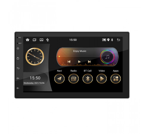 Автомагнитола универсальная MP5 CJ CP606 BT Android 8.0 2G-16G 2din плеер с USB и SD