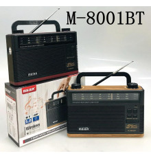 Радиоприемник аккамуляторный bluetooth M 8001BT/ 9681/USB+SD (32)