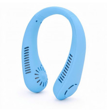 Вентилятор на шею Cat-neck Fan мини портативный USB X5 Синій