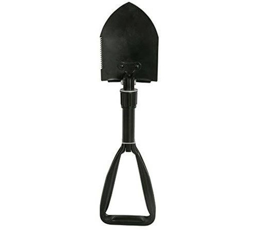 Лопата туристична багатофункціональна Shovel 009, міні лопата для кемпінгу, саперна лопата. WJ-952 Колір: чорний