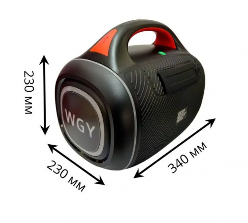 Мини динамик Bluetooth 5" LED WGAOYANG WGY-502 6468 (6)