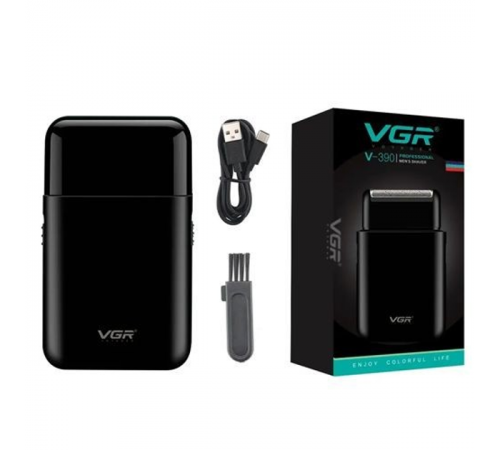 Электробритва VGR V 390 mini шейвер для сухого и влажного бритья, Waterproof (80)