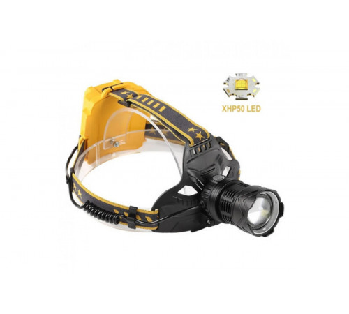 Потужний ліхтарик налобний акумуляторний High Power HeadLamp P50