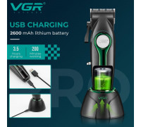 Машинка для стрижки VGR V-010 аккумуляторная беспроводная 6 насадок(20)