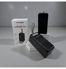 Павер банк 60000 Power Bank 22.5W з ліхтарем із проводками