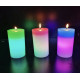 Восковая свеча Mood Magic с настоящим пламенем и LED подсветкой ART 5403 (100 шт)
