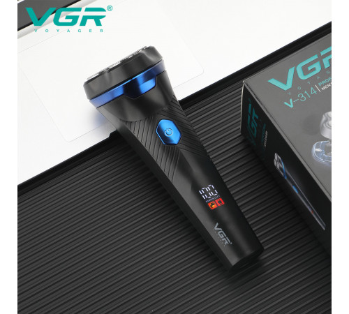 Электробритва VGR V-314, роторная, IPX6, LED display за 810 грн