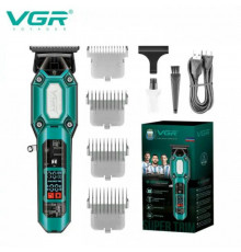 Аккумуляторный триммер для стрижки с 4 насадками, USB, VGR V-900 (40)
