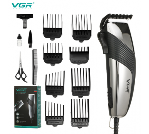 Машинка для стрижки волос с керамическими ножами VGR V 121/ 7991 (40 шт/ящ) за 558 грн