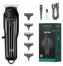 Машинка-тример VGR V-982 4 насадки LED Display USB (40)