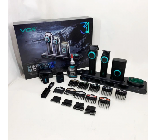 Профессиональная машинка для стрижки VGR STEPLESS PRO 3IN1 ART-10435 (10) за 9729 грн