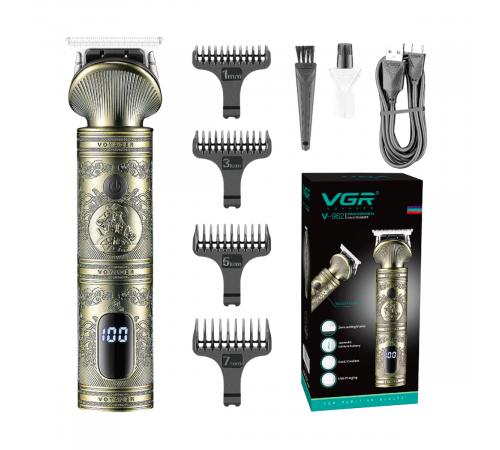 Тример для стрижки з LED-дисплеєм VGR V-962