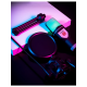 Ігровий мікрофон для ПК та приставки з RGB підсвіткою / Мікрофон конденсаторний з поп-фільтром на підставці для блогерів за 741 грн
