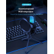 Ігровий мікрофон для ПК та приставки з RGB підсвіткою / Мікрофон конденсаторний з поп-фільтром на підставці для блогерів за 741 грн