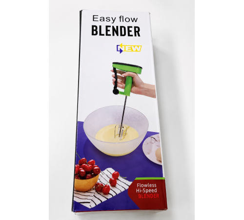 Ручной миксер Easy Flow Blender / Полуавтоматический механический венчик для сбивания портативный беспроводной