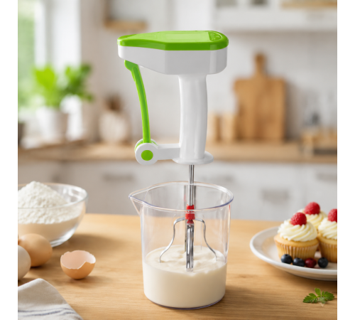 Ручной миксер Easy Flow Blender / Полуавтоматический механический венчик для сбивания портативный беспроводной