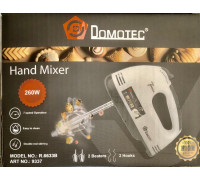 Міксер ручний 260Вт DOMATEC R 6633B BLACK/ 9337 (24 шт)