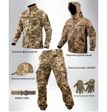 Тактичний костюм softshell 6в1 піксель ПП7860