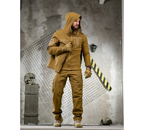 Тактичний костюм софтшел softshell 6в1 койот ПП7862 за 4620 грн