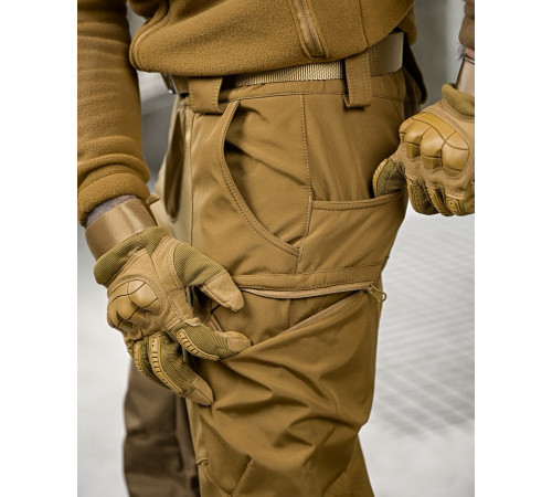 Тактичний костюм софтшел softshell 6в1 койот ПП7862 за 4620 грн