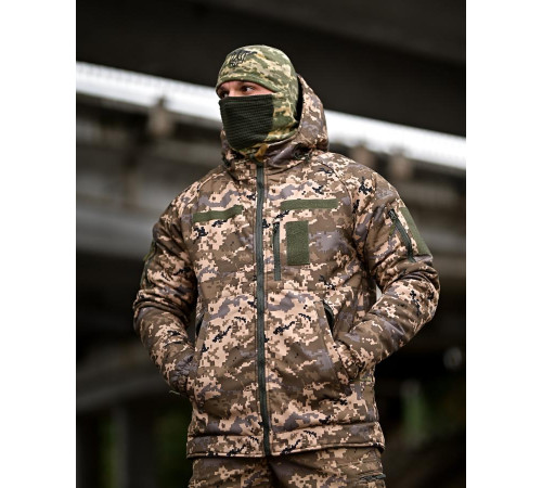 Зимовий тактичний костюм gamma original піксель ПП8166 за 3575 грн