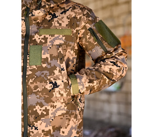 Демісезонний тактичний костюм софтшел SATELIT піксель НП4883 за 2475 грн