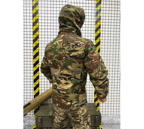 Тактична куртка SoftShell софтшель мультикам легка M