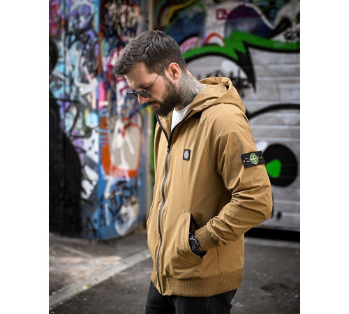Городская Ветровка Stone island карман coyot 4 ДЛ7036