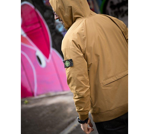 Городская Ветровка Stone island карман coyot 4 ДЛ7036
