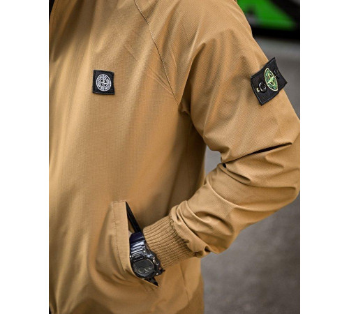 Городская Ветровка Stone island карман coyot 4 ДЛ7036