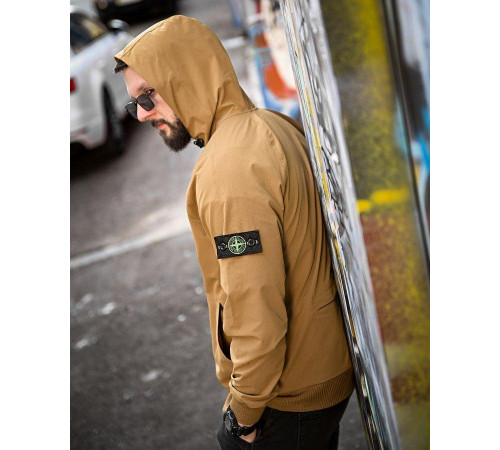 Городская Ветровка Stone island карман coyot 4 ДЛ7036