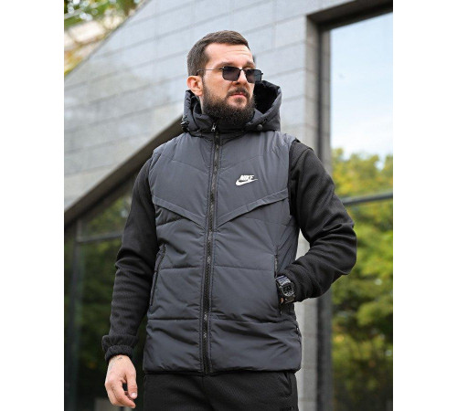 Чоловіча жилетка Nk grey 4 ПП8014