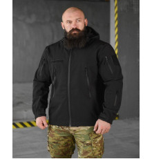 Весняна тактична куртка softshell masad чорна