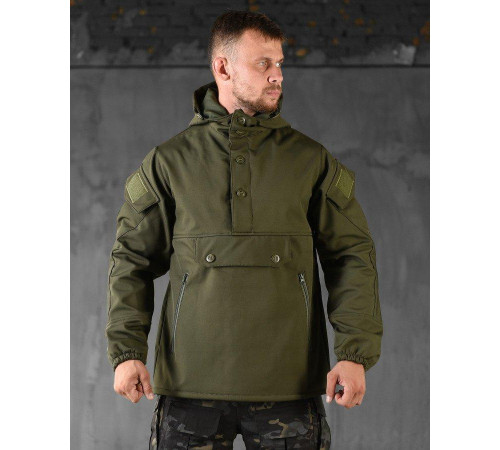 Тактична куртка анорак софтшел seul olive НП4945
