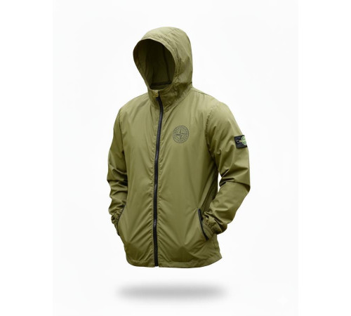 Вітровка кишеня Stone island oliva 4 ПП8000