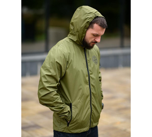 Вітровка кишеня Stone island oliva 4 ПП8000