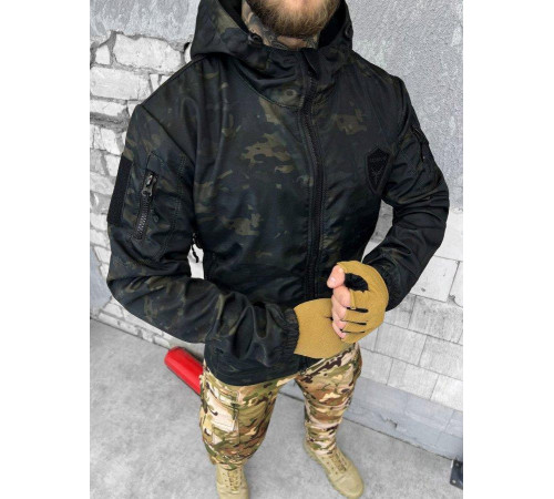 Куртка Softshell black мультикам ВТ7510