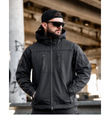 Городская тактическая куртка MAXIMUS софтшел darck grey ПП7988