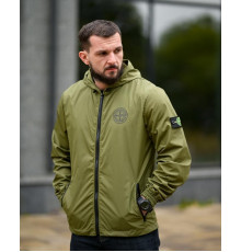Вітровка кишеня Stone island oliva 4 ПП8000