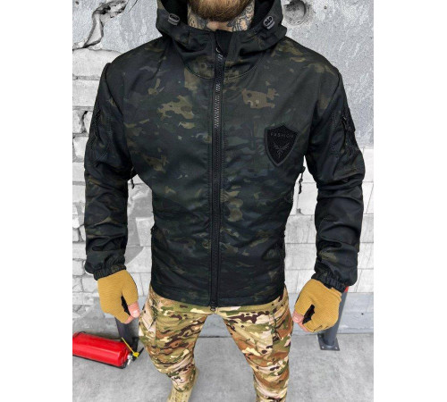 Куртка Softshell black мультикам ВТ7510