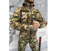 Тактическая куртка Softshell софтшел пиксель ВТ6447